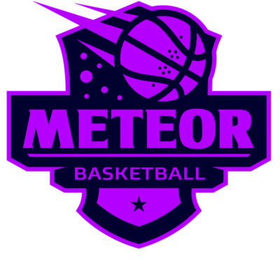Meteor Basketball logo template Miniatura