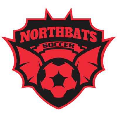 North bats Tournament Soccer logo template Miniatura