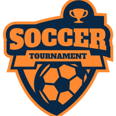 Soccer Tournament league logo template Miniatura