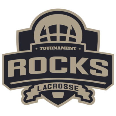 Rocks Tournament Lacrosse Logo Template Miniatura
