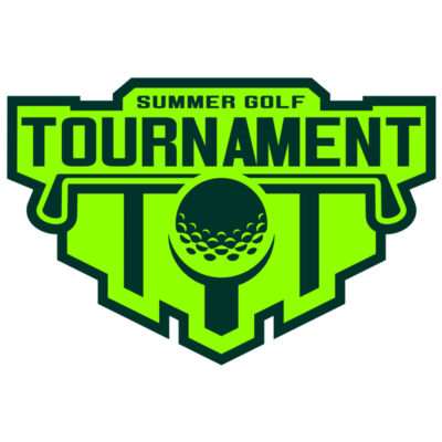 Tournament Summer golf logo template Miniatura