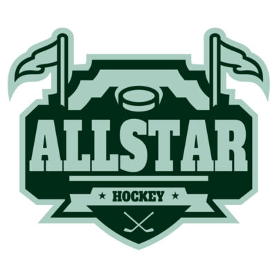 All Star Hockey Tournament logo template 02 Miniatura