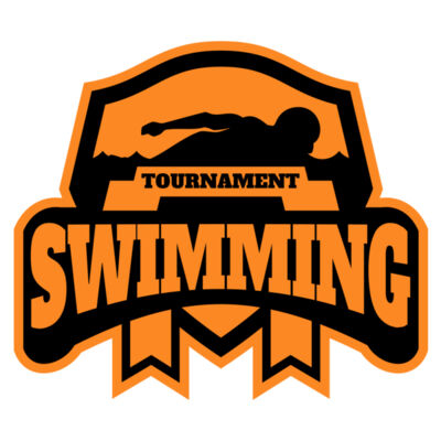 Swimming Tournament logo template 03 Miniatura