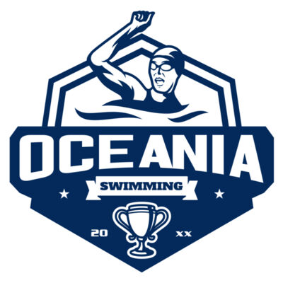 Oceania Swimming logo template Miniatura