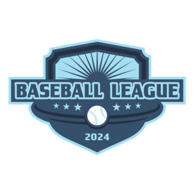 Baseball League Logo 01 Miniatura