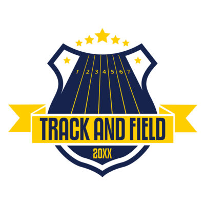 Track & Field Team Logo 06 Miniatura