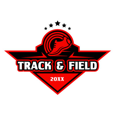 Track & Field Team Logo 07 Miniatura