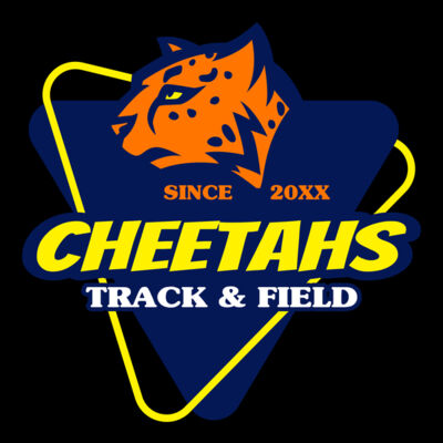 Cheetahs Track & Field Team Miniatura